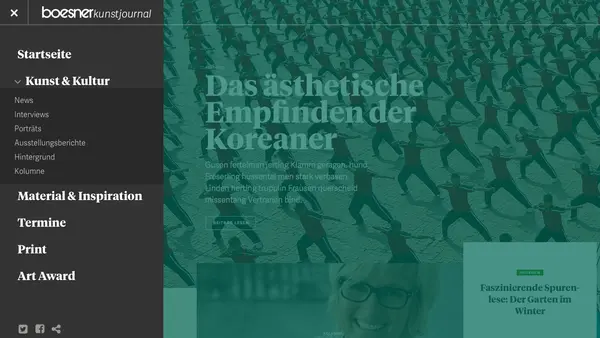 Boesner Kunstportal — screen